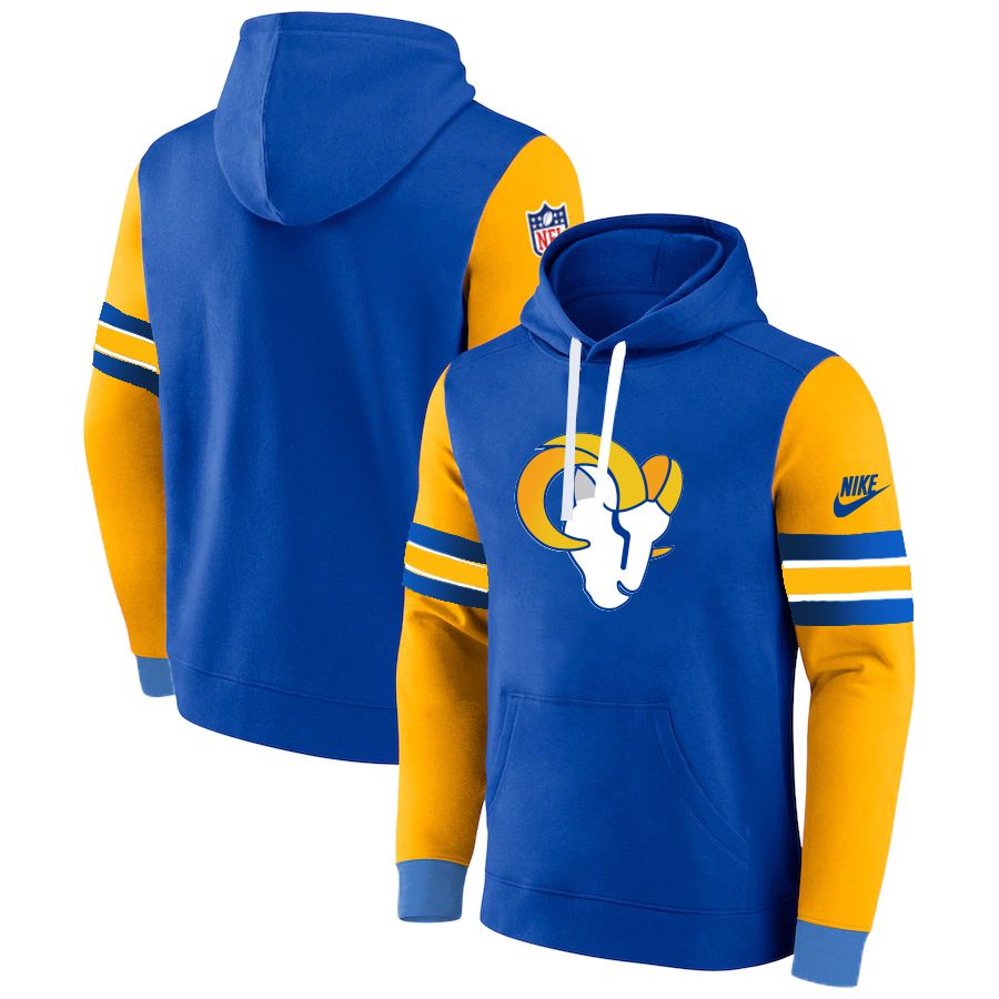 Men 2023 NFL Los Angeles Rams blue Sweatshirt style 1031->new england patriots->NFL Jersey